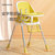 宝宝餐椅简单款吃饭座椅便携式餐桌椅北欧风格儿童餐椅(柠檬黄豪华版（PU座垫+双层餐盘）)第5张高清大图