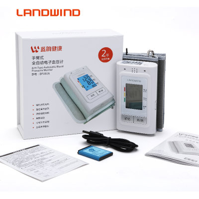 蓝韵（LANDWIND）上臂式血压计 电子血压计绑臂式家用测量血压仪(1台)