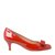 超市-鞋靴Salvatore Ferragamo红色蝴蝶结罗斯纹漆皮中跟鞋01-59218201(红色 5)第3张高清大图