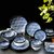 日本进口青海波日式复古餐具陶瓷碗家用汤碗饭碗釉下彩面碗多用碗(5.2英寸斗型碗 默认版本)第4张高清大图