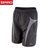spiro运动短裤男女跑步速干夏季透气型健身五分裤男女款S184X(黑色/灰色 L)第4张高清大图