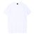 纯棉短袖纯色T恤潮流宽松半袖情侣装JDAL212445(白色 XXXL)第5张高清大图