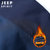 JEEP SPIRIT吉普男装加厚夹克三合一户外防风冲锋衣工装可脱卸帽冬装组合外套(绿色 4XL)第9张高清大图