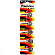 松下（Panasonic）CR-1632/5BC 电池 3V纽扣式锂电池 5粒卡装