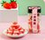 葡萄白桃水果味果汁软糖儿童罐装北海道礼盒装糖果高颜值网红零食(北海道软糖【草莓味】)第2张高清大图