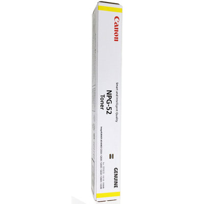 佳能(Canon) NPG-52 黄色墨粉 适用于iR ADVANCE C2020/C2025/C2030/C2220/C2225/C2230/C2220L