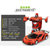 遥控汽车玩具遥控变形汽车人男孩机器人玩具可充电遥控车兰博基尼汽车节日礼物【充电版送配套电池一键变形】(红色-充电版)第5张高清大图