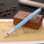 毕加索（PIMIO）916马拉加铱金笔8色可选土豪金钢笔1.0MM美工笔商务墨水笔礼盒(橙色钢笔)第4张高清大图