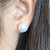 漂亮百合气场女王925银超大淡水珍珠耳钉约12mm(白色)第3张高清大图