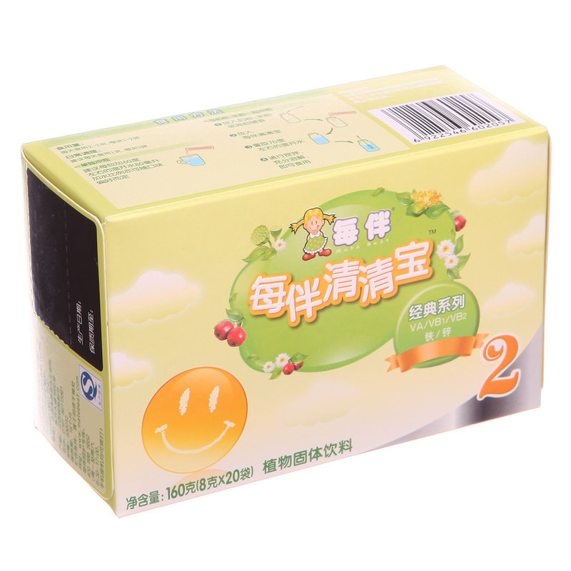 国美自营每伴清清宝婴儿奶粉伴侣经典2段原味盒装160g