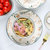 4/6人日式碗碟套装 家用陶瓷碗盘面碗汤碗碟子碗筷子组合情侣餐具(一鹿有你 8英寸大盘-2只装)第3张高清大图