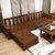 忆斧至家 中式 沙发组合客厅整装全实木中式家具布艺沙发简约(海棠色 单人位*)第4张高清大图