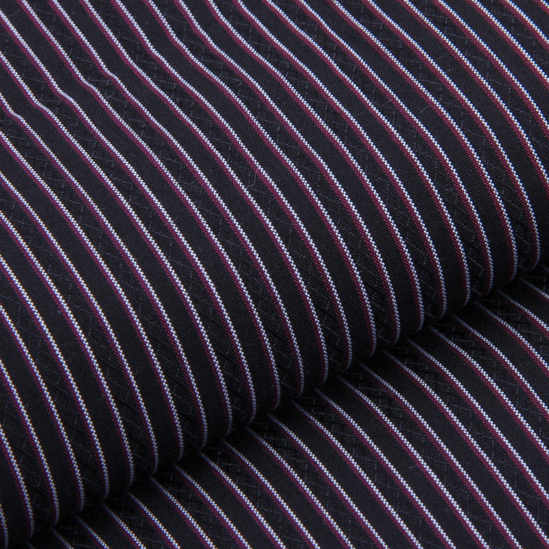 啄木鸟冬款深浅色细条纹男士保暖衬衣桑蚕丝棉质商务休闲保暖衬衫