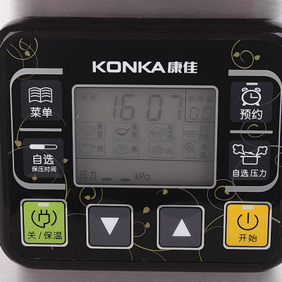 康佳（KONKA）电脑版电压力锅KPC-ZNF6A时尚方形个性设置，高贵色彩搭配，与众不同；