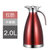 乐丽诗不锈钢真空保温壶大容量家用咖啡茶壶(201款红色 默认)第3张高清大图
