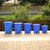 36L/60L/80L/100L/120L圆形蓝色塑料垃圾桶加厚工业水桶大号楼层小区垃圾筒(36升A桶)第5张高清大图