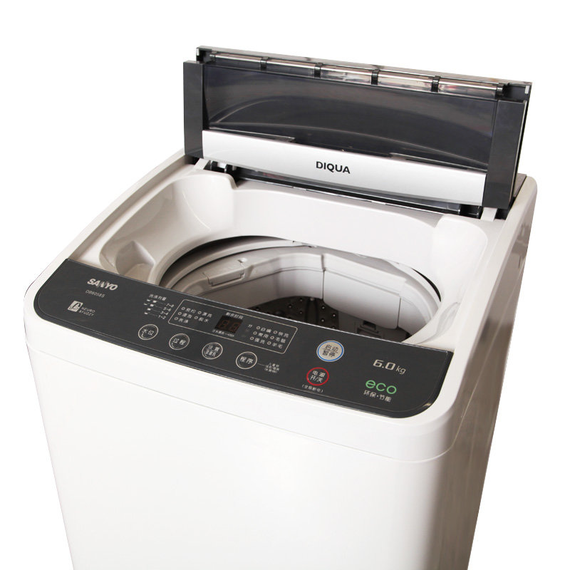 三洋(sanyo) db6058s 6公斤 二步净功能波轮全自动洗衣机(银色) 人体