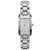 阿玛尼（ARMANI）手表 潮流时尚方形表盘银色钢带女士腕表AR0359 AR0360 AR0361(AR0359)(AR 0359)第4张高清大图