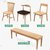 北欧全实木餐桌椅组合简约抽屉收纳饭桌小户型欧式长方形餐桌家用第4张高清大图