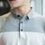 威路曼2018polo衫夏季新款男式短袖条纹男式t恤 男士t恤(灰白 XXL)第4张高清大图