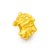 周大福喜狮系列神气醒狮转运珠黄金足金吊坠定价R21443第4张高清大图