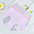 完美霞 3条装中腰RC棉经期防漏生理裤(豆沙灰色浅紫 适合腰围1.9-2.5尺)第5张高清大图