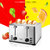 德国Tenfly不锈钢烤面包机家用商用多士炉4片早餐三明治吐司机(THT-3012B)第3张高清大图