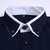 传奇保罗格子短袖衬衫男商务休闲正装2021夏季新款纯棉半袖衬衣（M-5XL）DCZ2306(蓝色 L)第5张高清大图