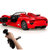 美致保时捷918遥控车1:14充电儿童超大跑车方向盘玩具车汽车模型(黑色)第4张高清大图