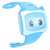 糖猫（teemo） 儿童电话手表 E1好友版儿童智能手表 GPS定位 摇一摇交友防丢防水 海量故事(蓝色)第4张高清大图