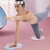 平板支撑垫瑜伽垫加厚护肘垫护膝垫便携式健身运动瑜伽垫小号跪垫(紫色 TPE)第4张高清大图