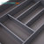 厨房抽屉收纳盒橱柜餐具整理分隔盒碗筷置物盒铝合金自由整理盒(AE46)第5张高清大图