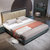 吉木多 轻奢实木床双人床主卧家用大床1米8美式床高端1.5米软包床(1.8*2米 床+床垫+床头柜*2)第2张高清大图