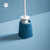 日本AKAW爱家屋马桶刷家用无死角卫生间刷子软毛长柄厕所清洁套装(深蓝 白色)第2张高清大图