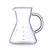 帝国DG-2116咖啡分享壶 家用美式玻璃壶冲茶器 多功能咖啡壶500cc(手柄透明)第4张高清大图