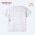 小米米minimoto男女童圆领短袖棉上衣T恤(粉红-开肩上衣 110cm（3-4岁）)第4张高清大图