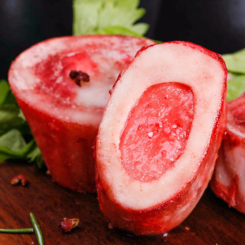 东方万旗牛棒骨段大骨头骨髓新鲜牛肉1200g牛骨头带骨髓炖汤烤