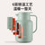 苏泊尔（SUPOR）KC145GJ50保温壶玻璃内胆热水瓶家用保温水壶大容量1.45升 家用办公水壶(牛油果绿)第4张高清大图
