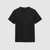 HLA/海澜之家简约大方短袖T恤2021夏季新品字母点缀新疆棉短T男HNTBJ2D141A(黑色E1 190/104A/XXXL)第3张高清大图
