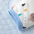 班杰威尔 婴儿春夏套装0-3个月1初生宝宝夹棉和尚服纯棉夏季衣服新生儿衣服(73（9-12个月） 加厚鹿鹿兔粉)第5张高清大图