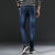 弹力小脚牛仔裤简约时尚修身青年韩版男式牛仔长裤(蓝色 30)第4张高清大图