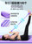 瑜伽垫子女生专用加厚加宽防滑瑜珈垫健身垫舞蹈地垫家用健身器材(【紫】宽80cm垫+拉力器(组合省15元) 10mm(初学者))第3张高清大图