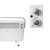 美的（Midea）NDK22-15D1 取暖器 对衡式 升温快 防水 居浴两用 双重断电保护第5张高清大图
