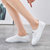 回力 女鞋小白鞋薄款皮面休闲板鞋 户外防滑耐磨运动鞋 WXY(S)-0048N(白黑 37)第5张高清大图