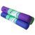 路伊梵时尚运动系列PVC加厚防滑瑜伽垫（深紫）（6mm）第3张高清大图