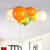 世源儿童房灯led温馨浪漫卧室吸顶灯创意灯彩色气球艺术灯CL9609(4头吸顶盘架子（不带球）)第5张高清大图