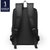 GOLF/高尔夫商务双肩包休闲轻便电脑包时尚简约舒适方形背包(黑色)第4张高清大图
