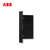 ABB官方旗开关插座面板轩致无框星空黑色系列USB+五孔一开单控双控错位二三插三孔16A电视电话电脑六类网插86型家用(五孔+双USBAF293-885)第4张高清大图