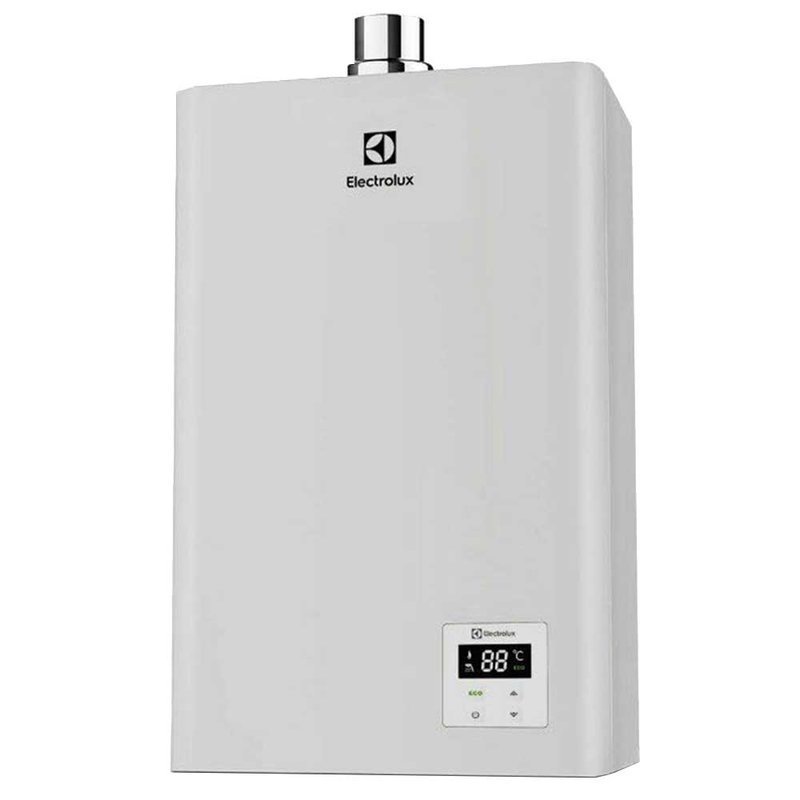 伊莱克斯 (electrolux) 13升 燃气热水器 多点测控系统 低压燃烧技术