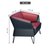 虎源萨尚现代休闲钢架沙发HY1216(成套沙发 默认)第5张高清大图